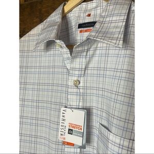 Van Heusen Traveler Big& Tall stretch 16.5-17. NWT